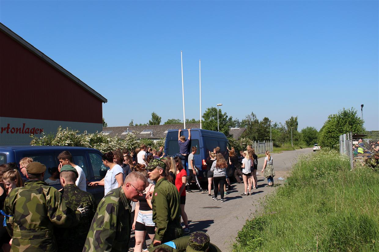 Forsyningen fik sine udfordringer ved leveringer.
